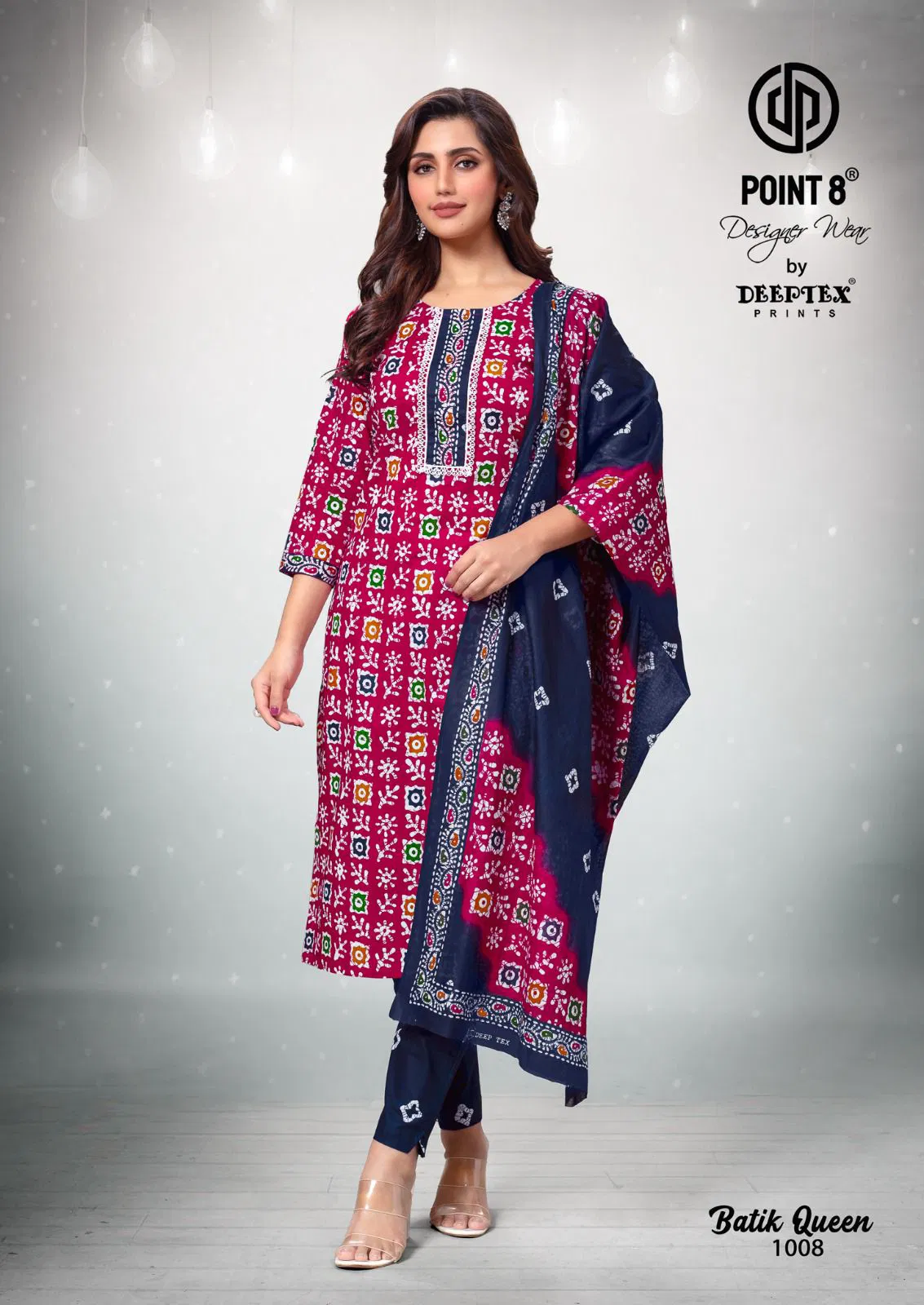 Batik Queen Vol 1 By Deeptex Cotton Kurti Bottom With Dupatta Suppliers In India